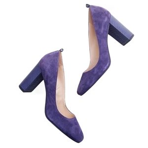 Franco Sarto | Suede pumps with embossed heels Size 7.5